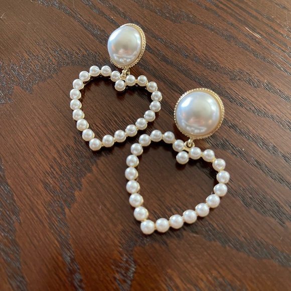Park Lane Pearl Heart Earrings - Picture 2 of 3